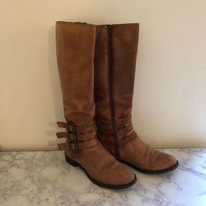 Tan Tall Riding Boots